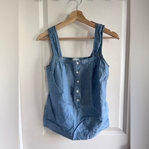 Jcrew button up tank top